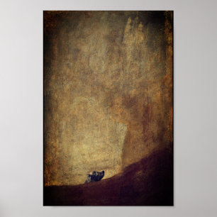 Póster The Dog (El Perro) - by Francisco Goya