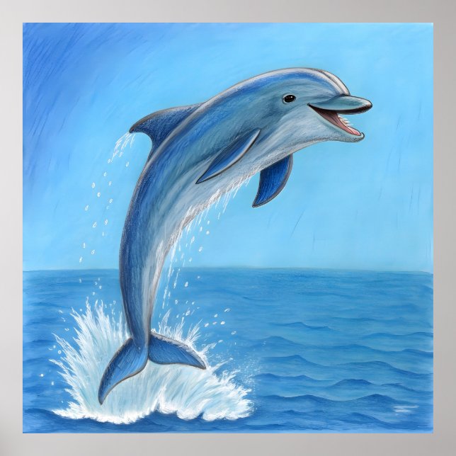Póster The Dolphin’s Silent Dance (Frente)