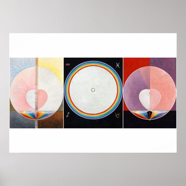 Póster The Dove, grupo IX de Hilma af Klint (Frente)