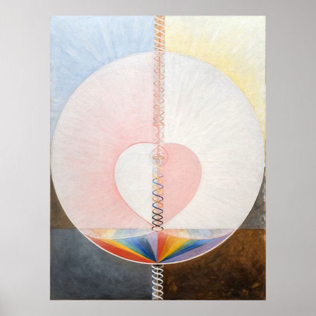Póster The Dove, No. 1, Hilma af Klint, Heart (Frente)