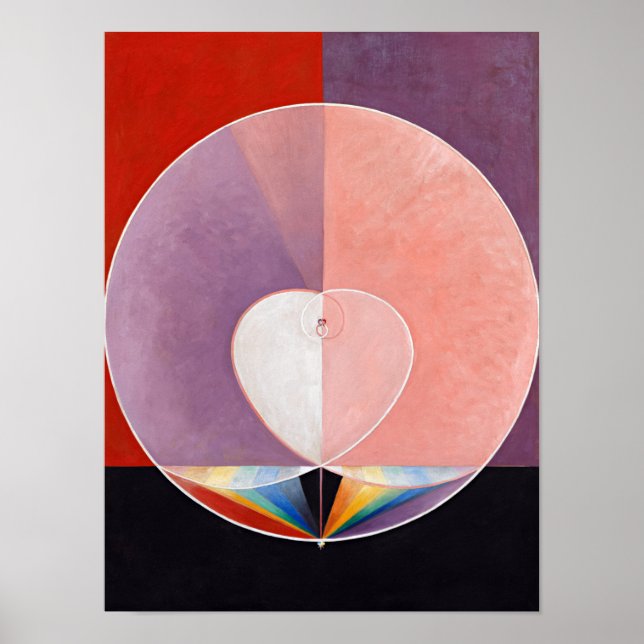 Póster The Dove, No.2 de Hilma af Klint (Frente)