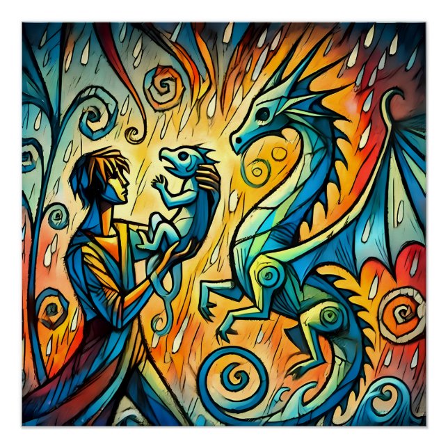 Póster  the dragon keeper (Anverso)