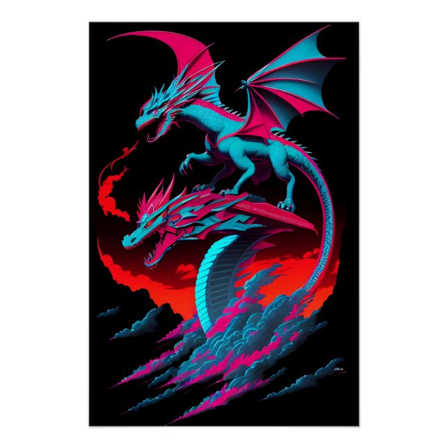 Póster The Dragon Surf Rider (Anverso)