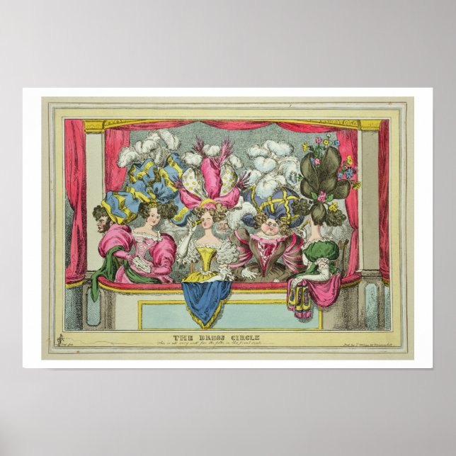 Póster The Dress Circle, published by Thomas McLean, Lond (Frente)