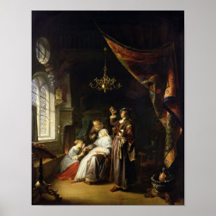 Póster The Dropsical Woman, c.1663