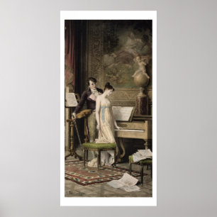 Póster The Duet (mezzotint)