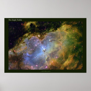 Póster The Eagle Nebula a Distant View