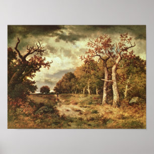 Póster The Edge del bosque, 1871