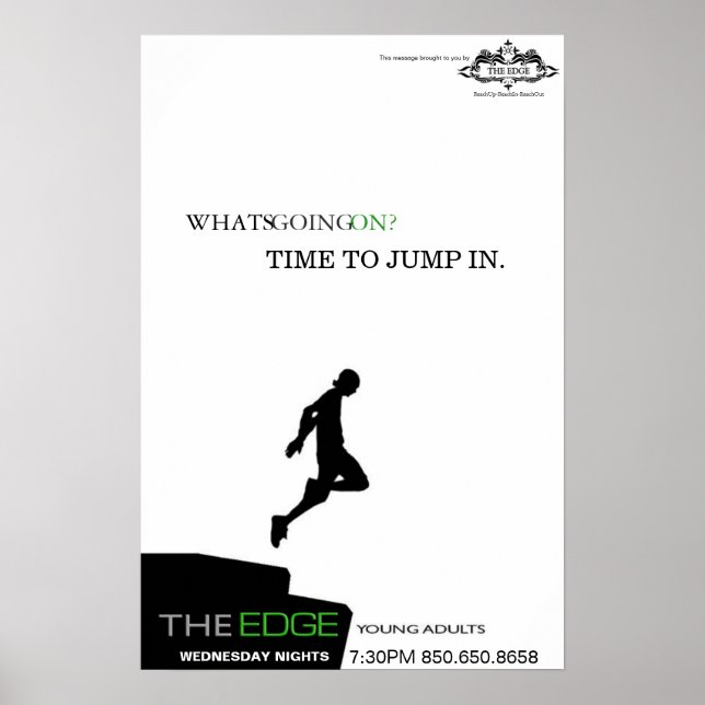 Póster The Edge Poster "Jump" (Frente)