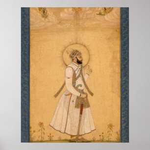 Póster The Emperor Farrukhsiyar (1683-1719) from the Larg
