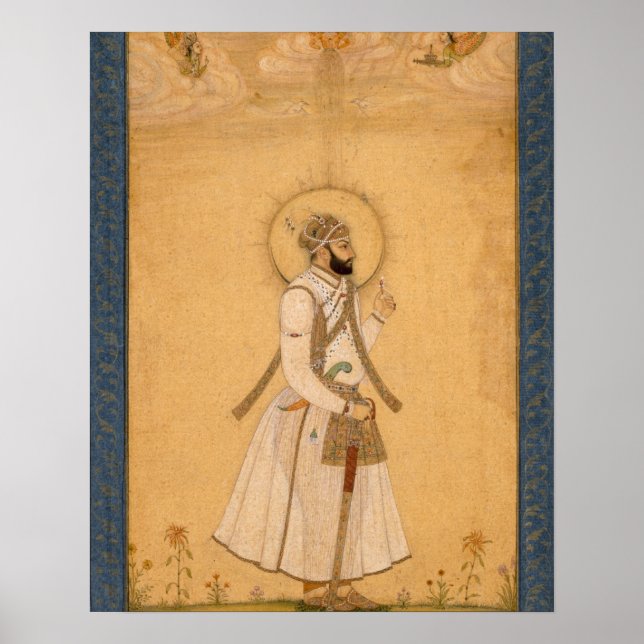 Póster The Emperor Farrukhsiyar (1683-1719) from the Larg (Frente)