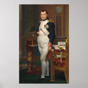 Póster The Emperor Napoleon in His Study at the Tuileries