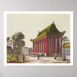 Póster The 'European Palace' at Yuen-Ming-Yuan, illustrat