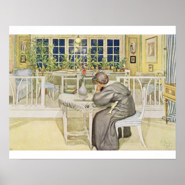 Póster The Evening Before the Journey to England - Study (Frente)