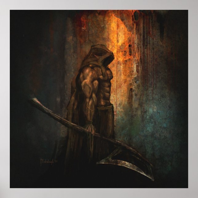 Póster The executioner - Fantasy art print (Frente)
