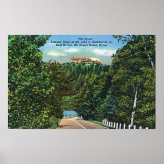 Póster The Eyrie, John D Rockefeller Jr Home