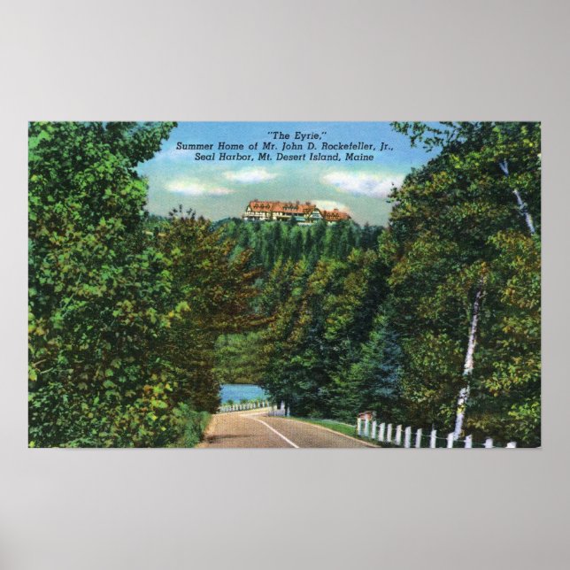 Póster The Eyrie, John D Rockefeller Jr Home (Frente)