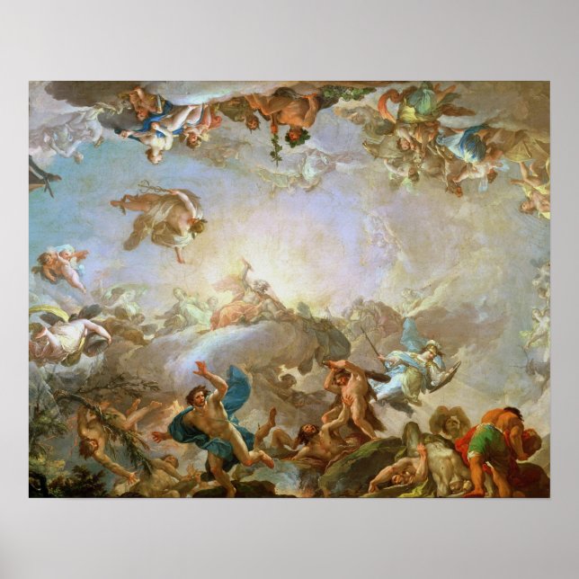 Póster The Fall of the Giants besieging Olympus, 1764 (oi (Frente)