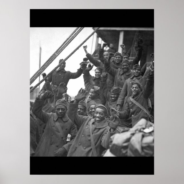 Póster The famous 369th arrive in N.Y. City_War Image (Frente)