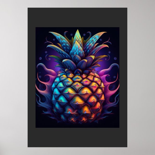 Póster The Famous Mandelbrot Pineapple (Frente)