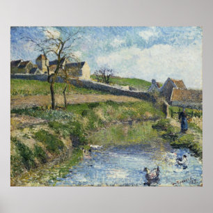 Póster The Farm at Osny, 1883
