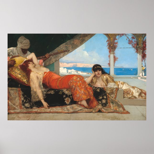 Póster The Favorite of the Emir - Jean Constant Fine Art (Frente)