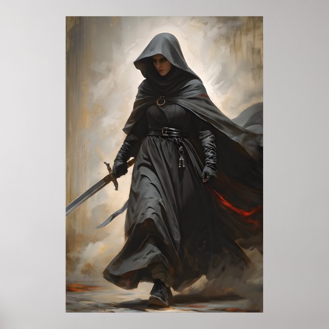 Póster The Fighting Nun (Frente)