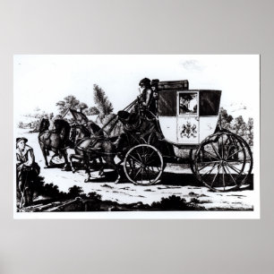 Póster The First Mail Coach, 1784