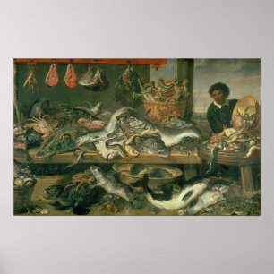 Póster The Fish Market, 1618-21
