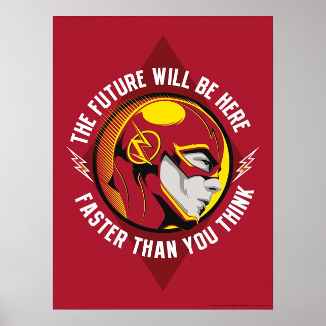 Póster The Flash | "The Future Will Be Here" (Frente)