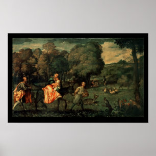 Póster The Flight into Egypt, 1500s