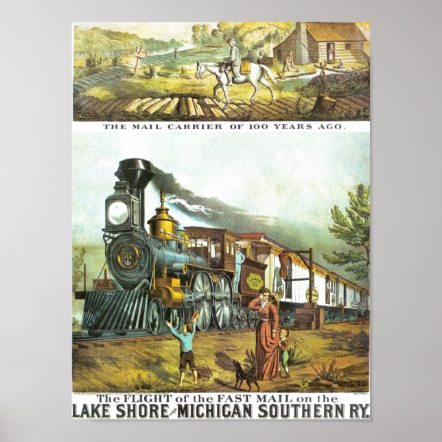 Póster The Flight of The Fast Mail Poster (Frente)