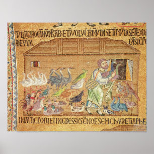 Póster The Flood, from the Atrium, detail of Noah