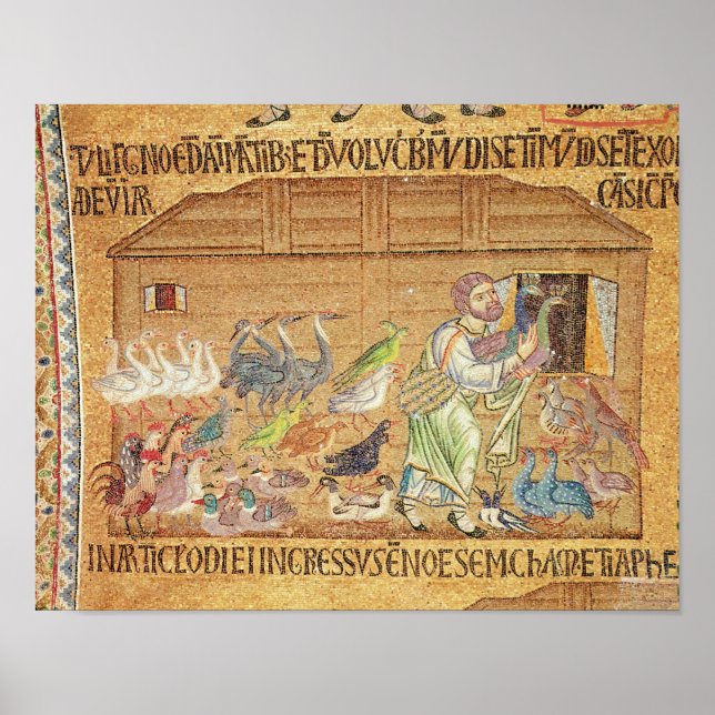 Póster The Flood, from the Atrium, detail of Noah (Frente)