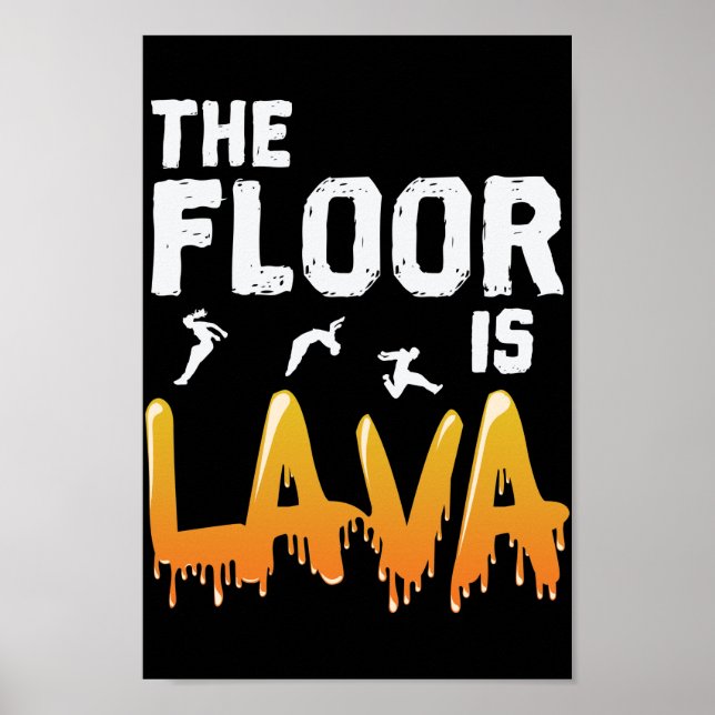 Póster The Floor is Lava (Frente)