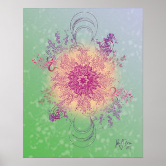 Póster The Flower Experiment(Digital)by Julian P. Flores