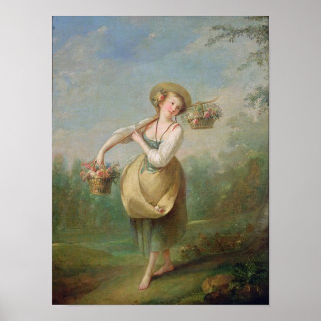 Póster The Flower Girl (Frente)