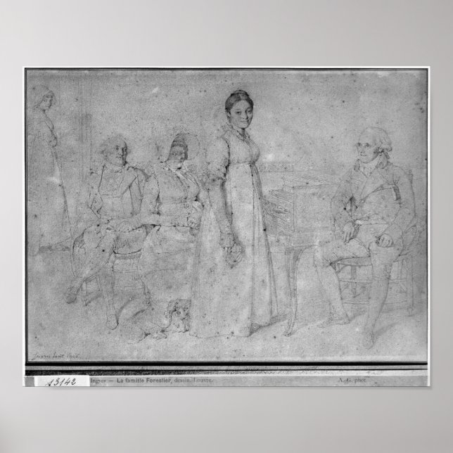 Póster The Forestier Family, 1806 (Frente)