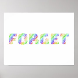 Póster The Forgiveness Art: Allow Yourself to FORGET Rain