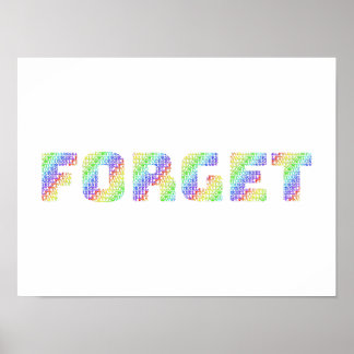 Póster The Forgiveness Art: Allow Yourself to FORGET Rain