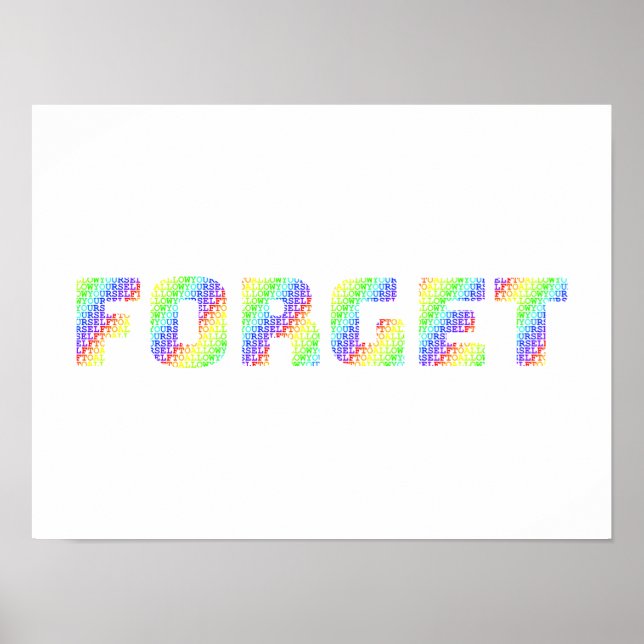 Póster The Forgiveness Art: Allow Yourself to FORGET Rain (Frente)