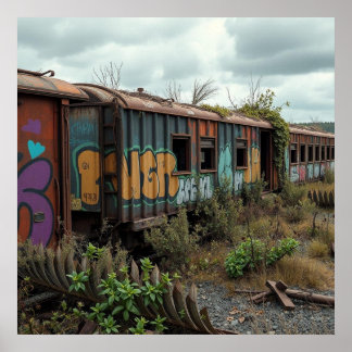 Póster The Forgotten Railway – Abandoned Graffiti Train