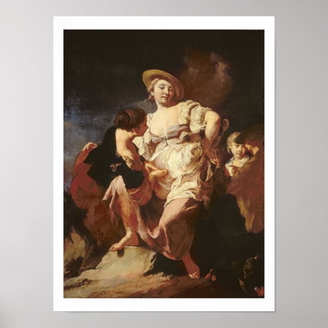 Póster The Fortune-teller (L'Indivona), 1740 (Frente)