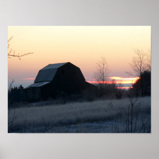 Póster the frosty barn