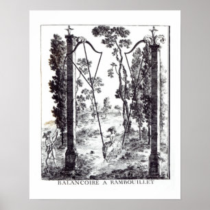 Póster The Garden Swing at Rambouillet, from 'Details des