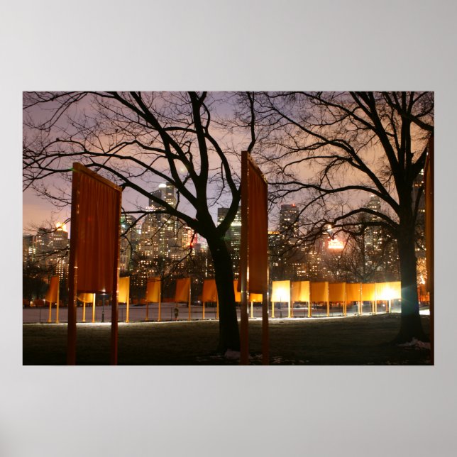 Póster The Gates, Nueva York, febrero de 2005 (Frente)