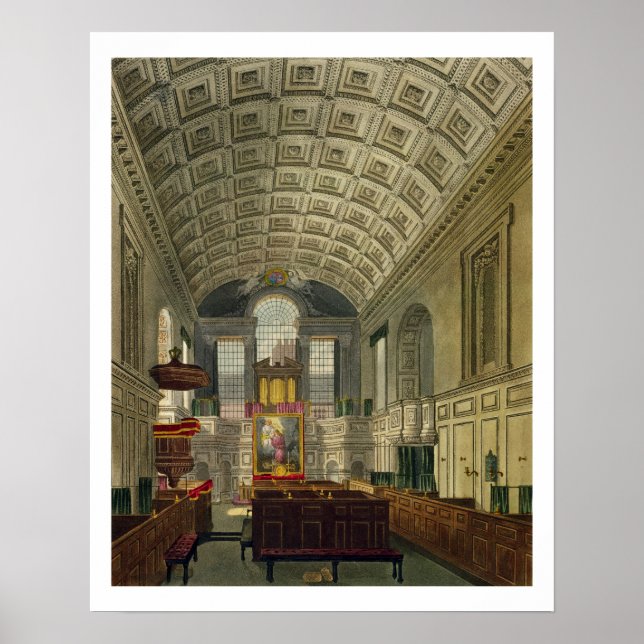 Póster The German Chapel, St. James's Palace, from 'The H (Frente)