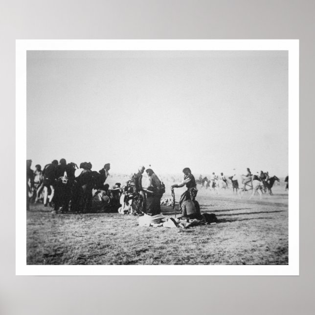 Póster The Ghost Dance, Dakota del Sur, 1890 (foto de aba (Frente)