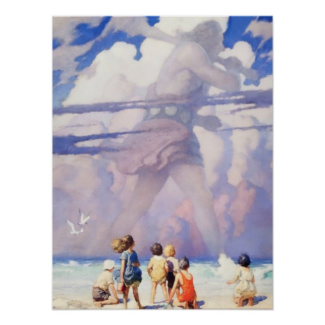 Póster “The Giant” Fairy Art by NC Wyeth (Anverso)