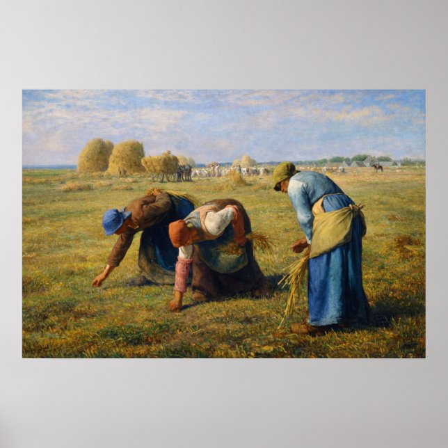 Póster The Gleaners by Jean-Francois Millet (Frente)